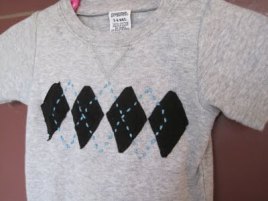 Tutorial: Add an argyle design to t-shirt – Sewing