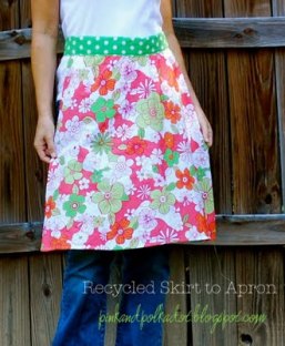 Tutorial: Apron from a skirt – Craft Gossip