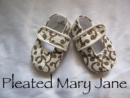 pleated-mary-jane-shoes sewing pattern image
