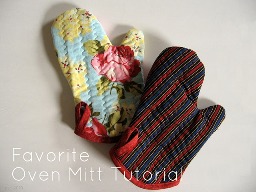 Free pattern: Favorite Oven Mitt – Sewing