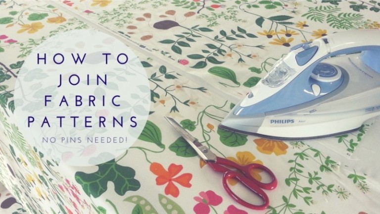 Tutorial How To Join Fabric Pieces With Perfect Pattern Matching Sewing