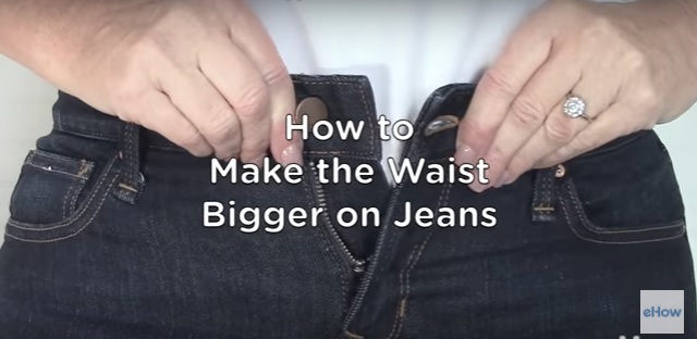 Video tutorial: Expand the waist on a pair of jeans – Sewing