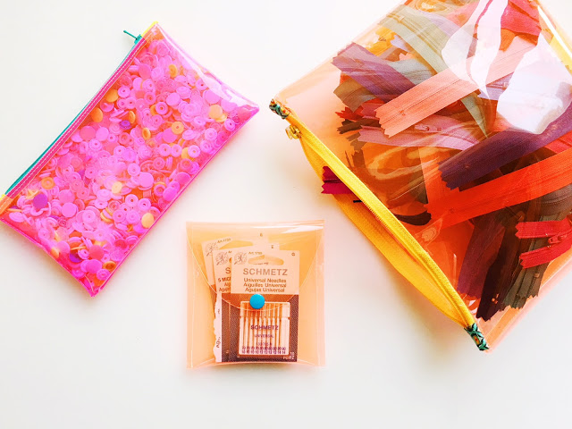 Sewing tutorial: Quick vinyl needle case or ear bud pouch