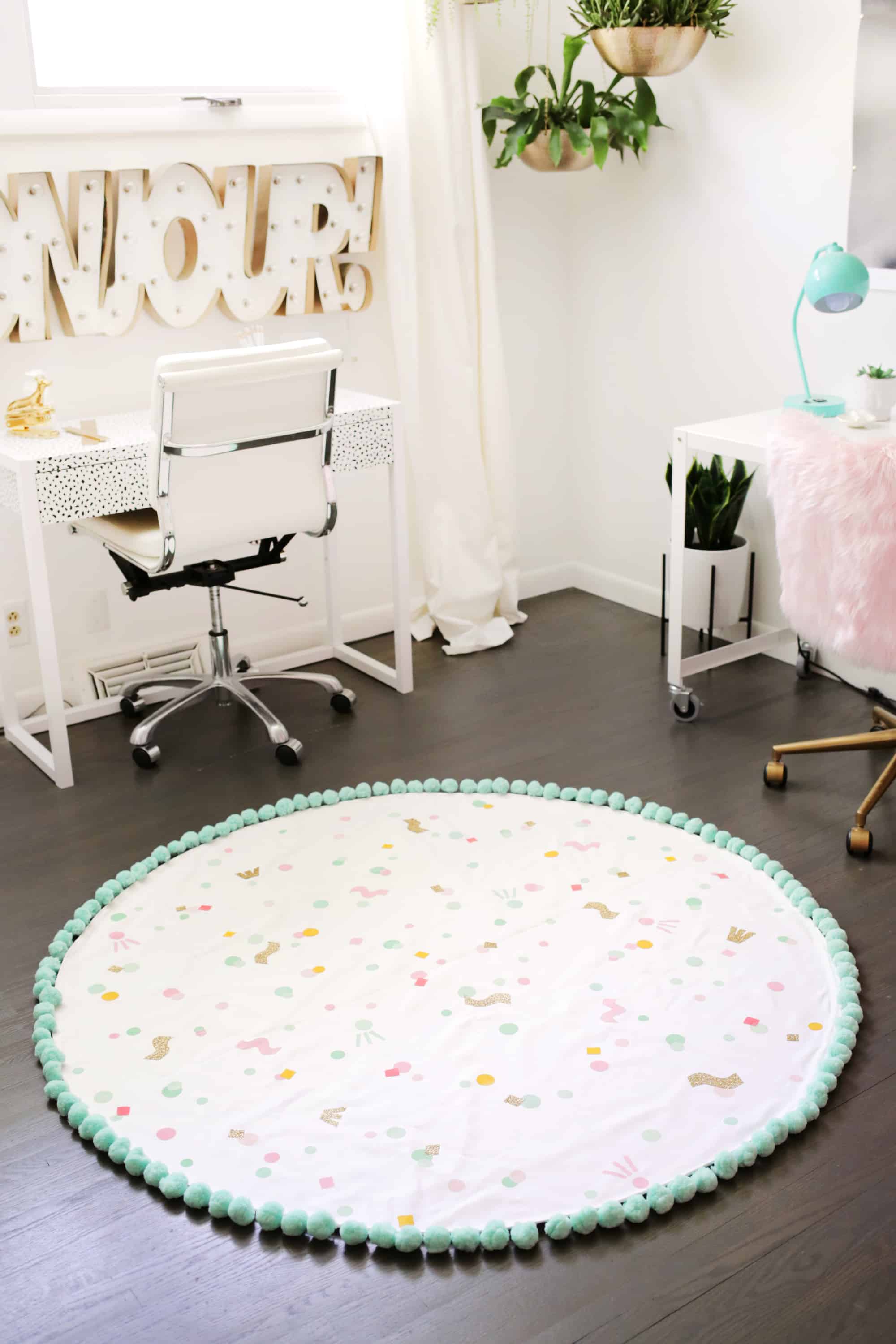 Sewing tutorial: Washable area rug