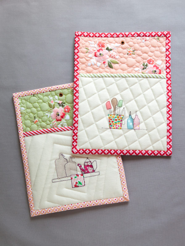 Sewing tutorial: Kitchen applique potholders