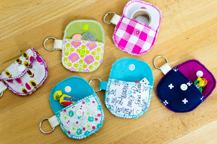 Sewing tutorial: Bit O' Kindness coin or gift pouches