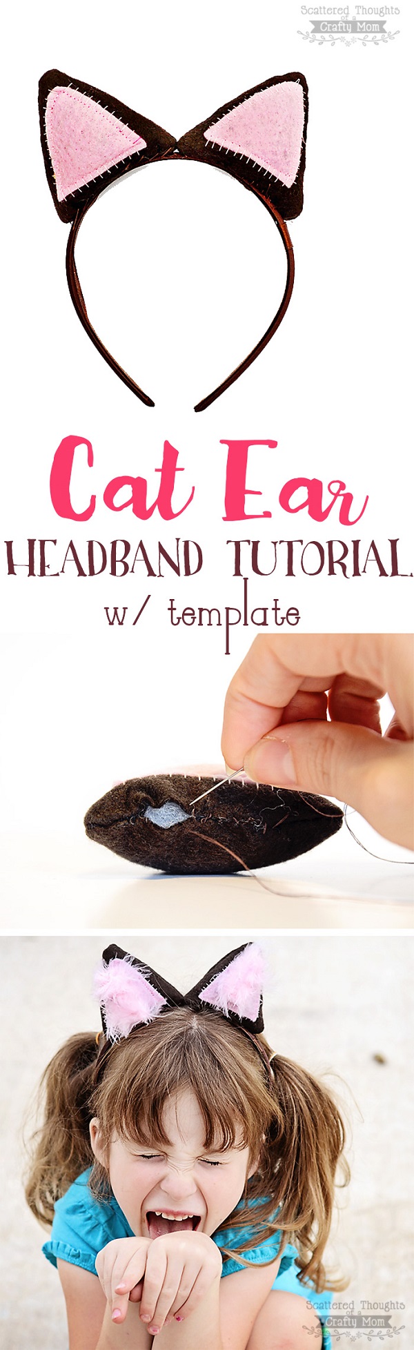 Sewing tutorial: Cat ear headband