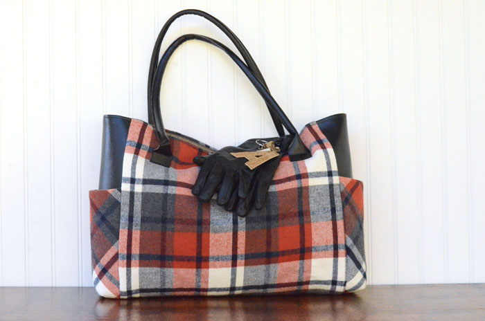 Summer Plaid Simple Tote