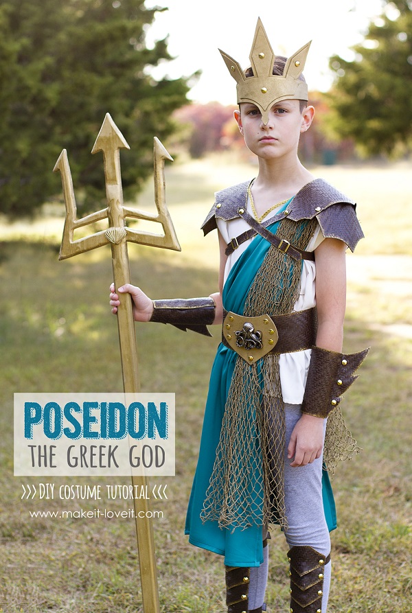 Tutorial: Greek god Poseidon Halloween costume