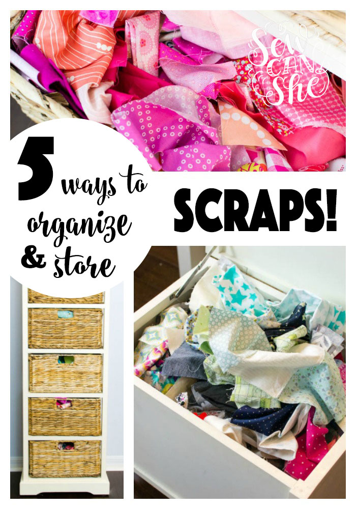 Tips for organizing your fabric scraps