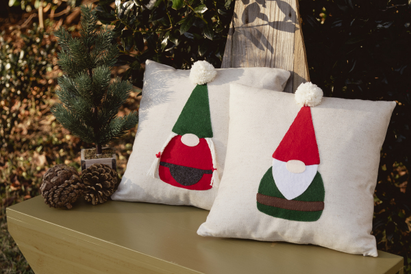 Sewing tutorial: Gnome throw pillows