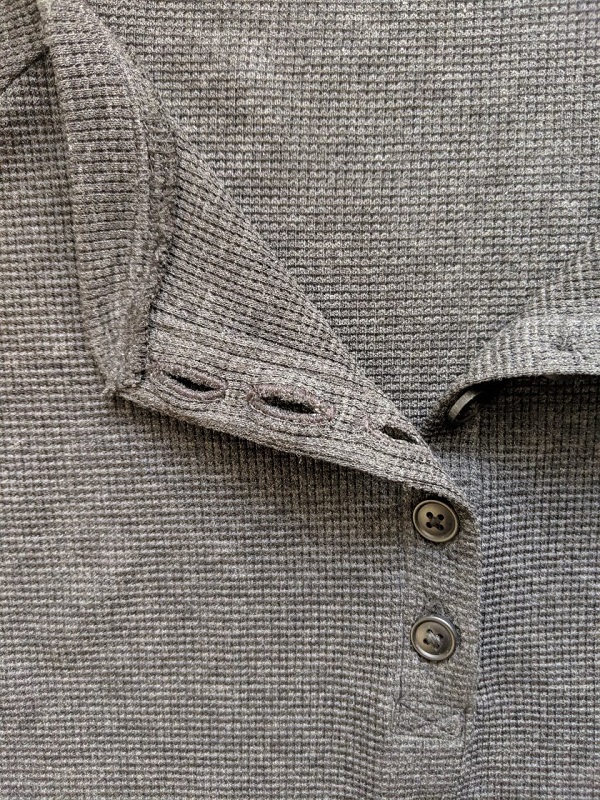 Sewing tutorial: Henley button placket