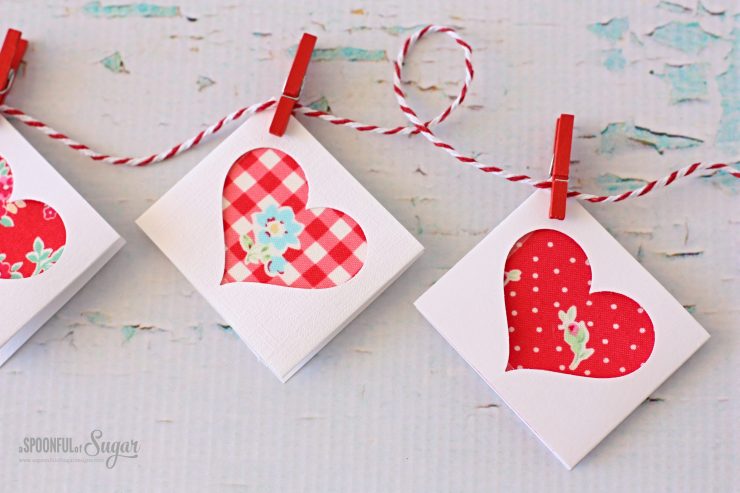 Tutorial: Scrap Fabric Love Notes