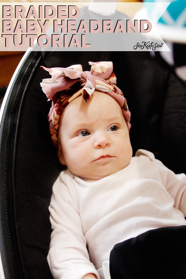 Sewing tutorial: Braided headband for baby