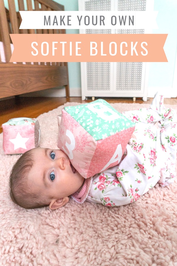 Sewing tutorial: Soft fabric baby blocks