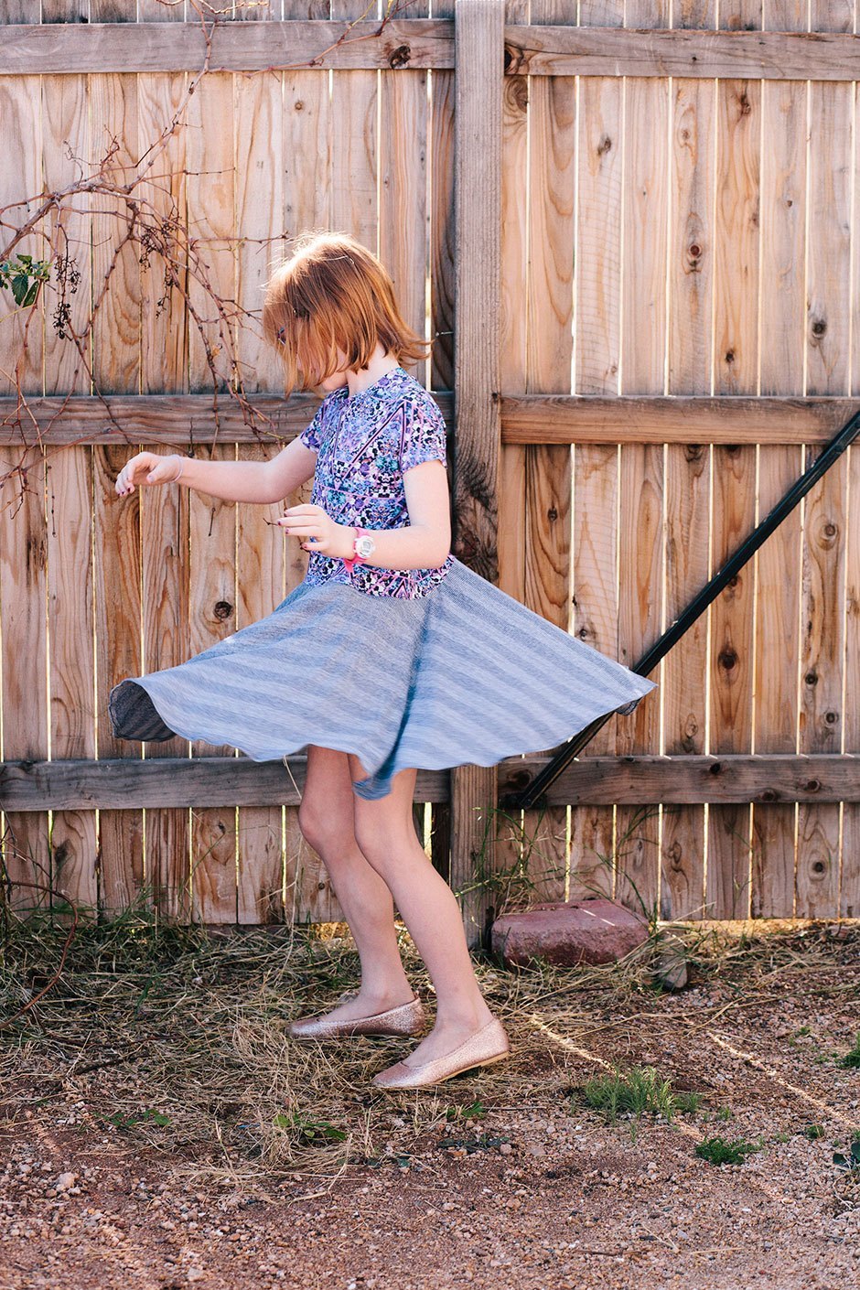 Sewing tutorial: Easy circle skirt dress