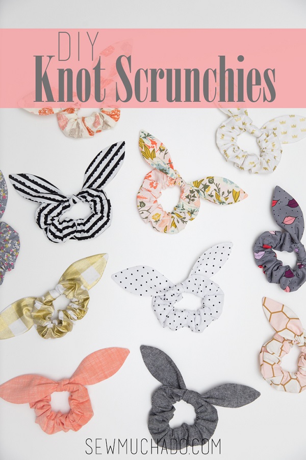 Sewing tutorial: Knot scrunchie