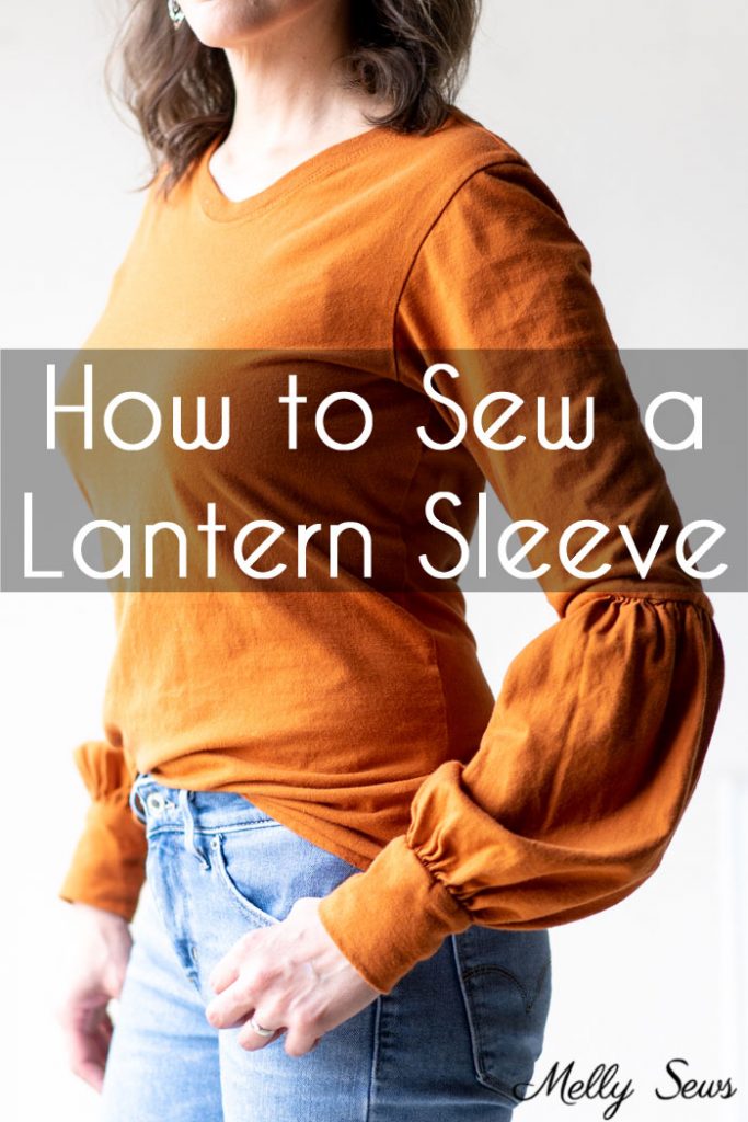 T Shape Lantern Pattern Sewing pattern: Lantern sleeve t-shirt – Sewing