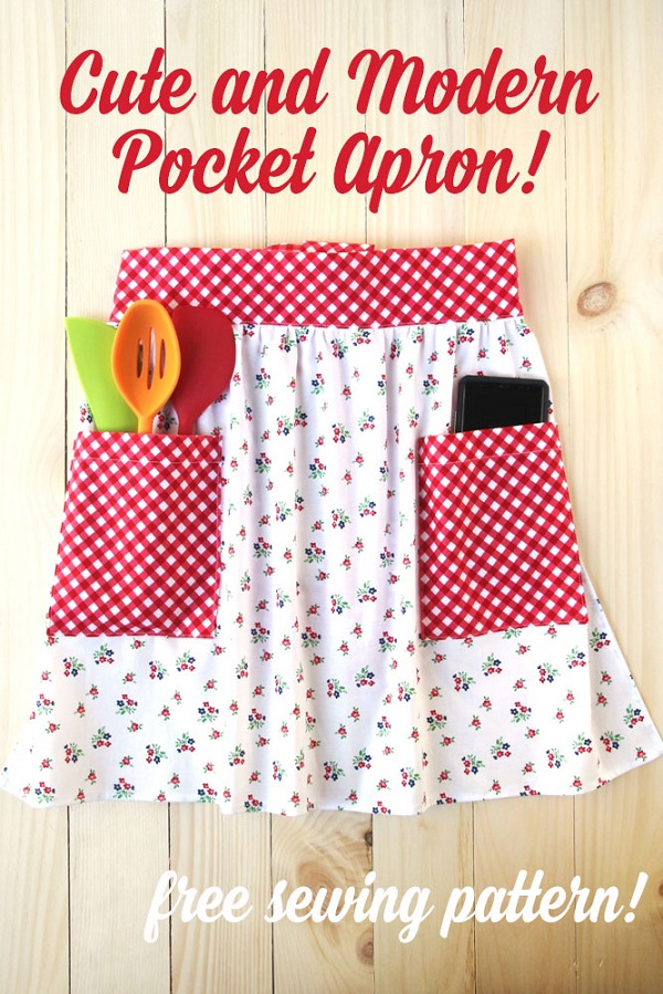 Sewing tutorial: Easy pocket apron