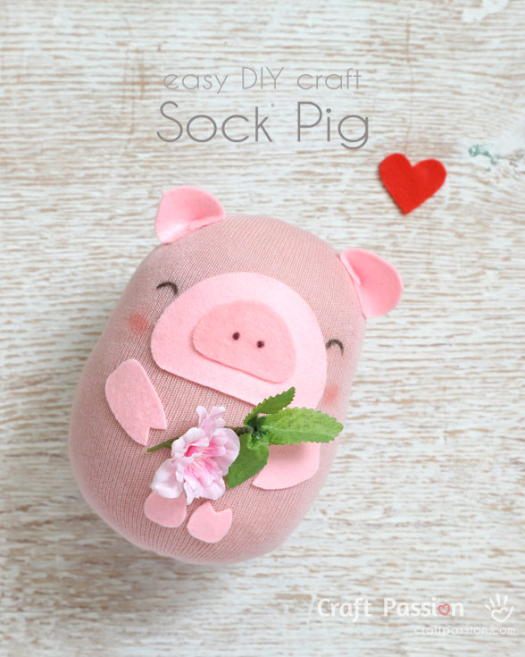 Sewing tutorial: Sock pig softie