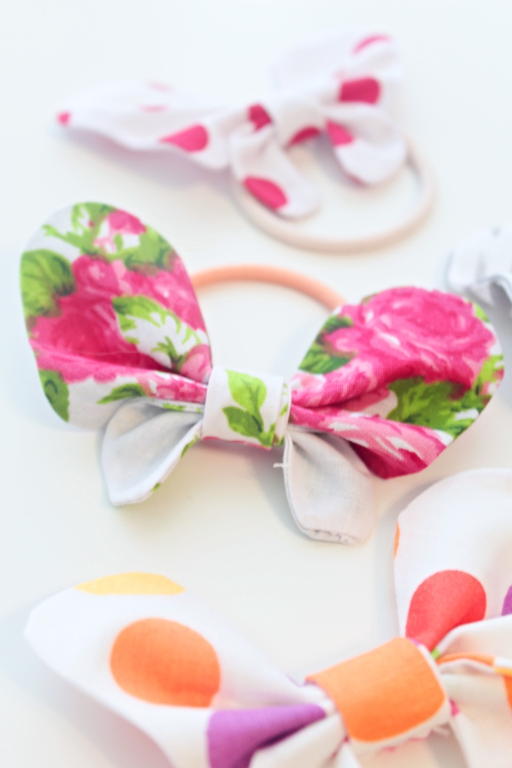 Sewing tutorial: Spring butterfly hair bow