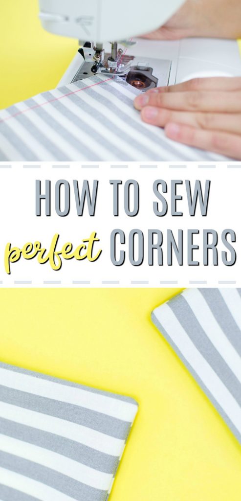 Sewing tutorial: Sewing perfect corners