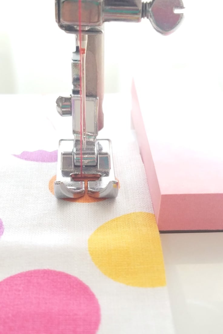 Sewing tip: DIY seam guide for your sewing machine