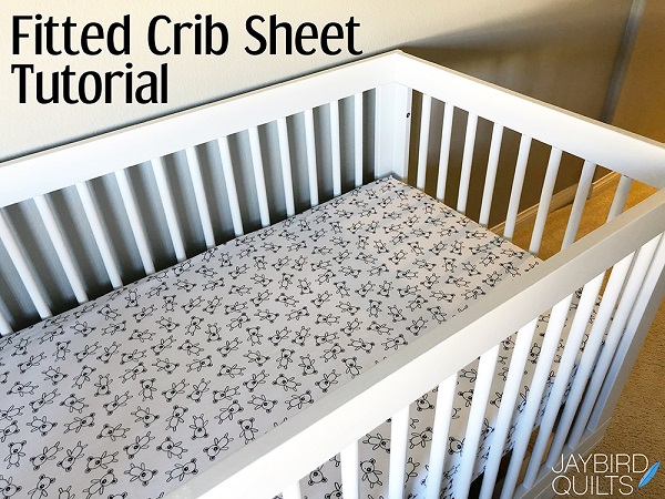 Sewing tutorial: Fitted crib sheets with French seams