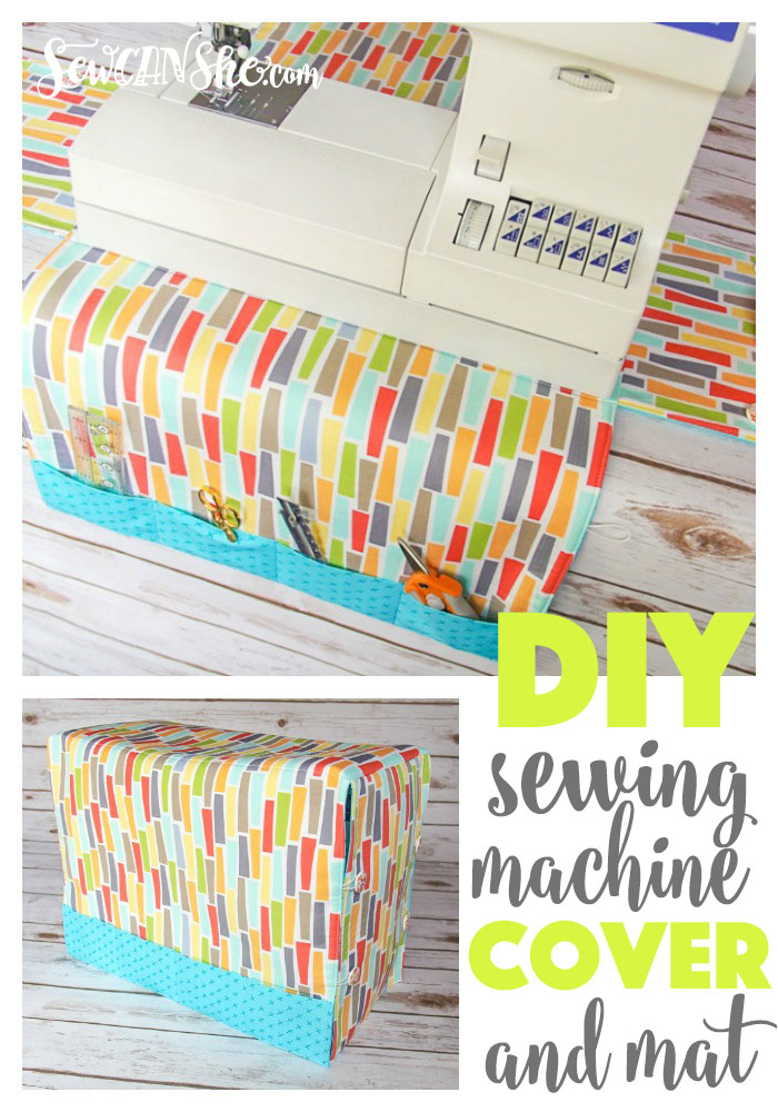 Sewing tutorial: Sewing machine mat and cover