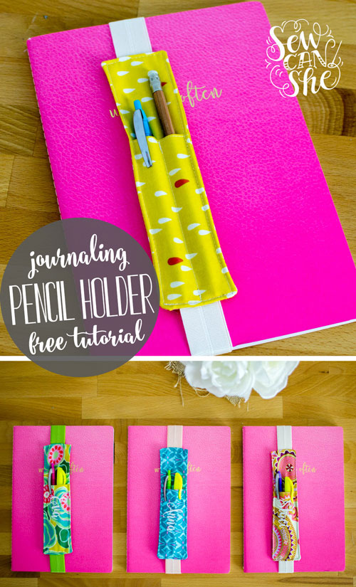 Tutorial: Journal pencil holder bookmark