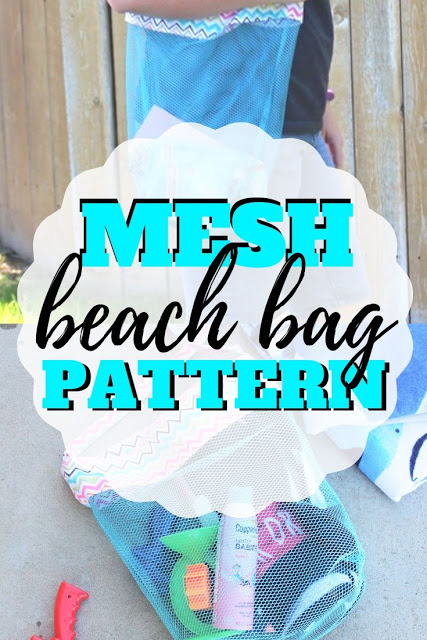 Sewing tutorial: Mesh beach bag