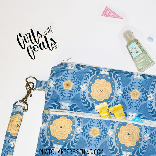 Sewing tutorial: Period supplies pouch for teen girls