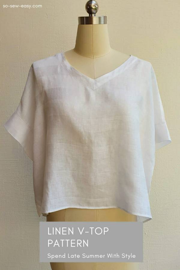 Free pattern: Women's linen summer top