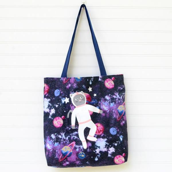 Sewing tutorial: Library tote bag you can make in an hour