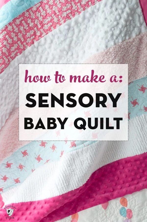 Sewing tutorial: Sensory baby quilt