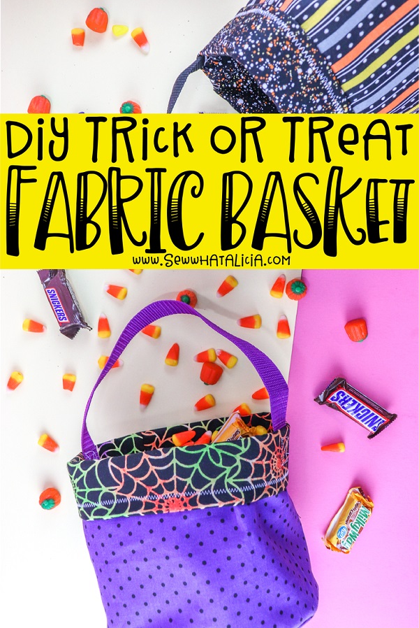 Sewing tutorial: Easy Trick or Treat bucket bag