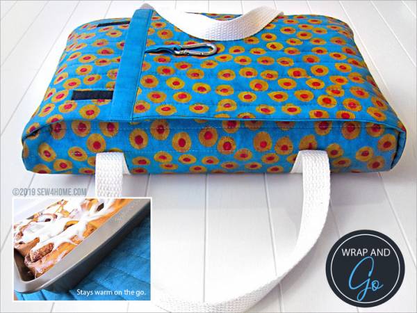 Sewing tutorial: Quilted casserole carrier