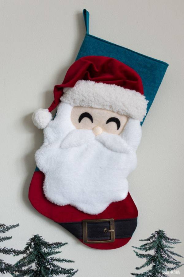 Free pattern: Santa Christmas stocking