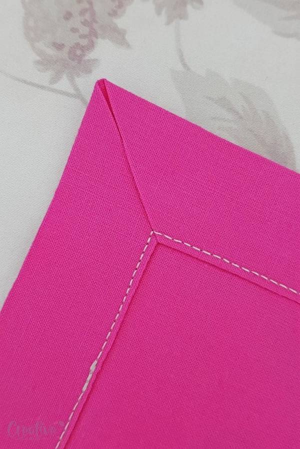 Sewing tutorial: Mitered corners