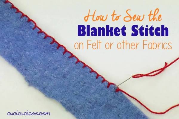 DIY sewing tutorial: Blanket stitch