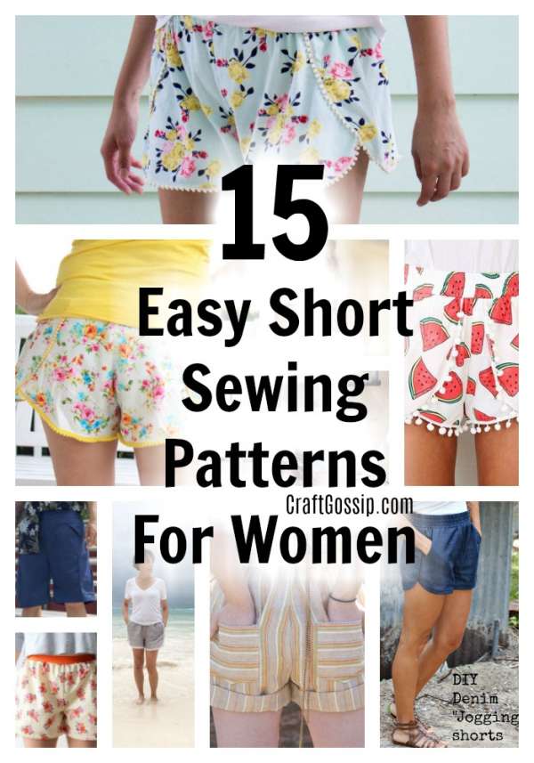 Sewing Patterns – 15 Women’s Shorts You Can Sew – Sewing