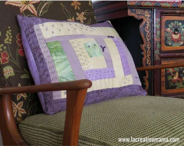 Sew an easy envelope pillow cover