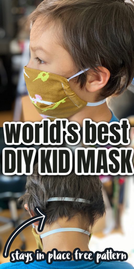 Mask Kids Winter Pattern 20-minute Kids Face Mask Free Sewing Pattern – Sewing