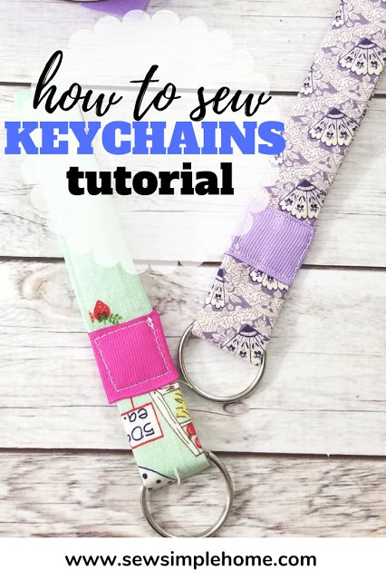 DIY Fabric Wrist Keychain Sewing Tutorial