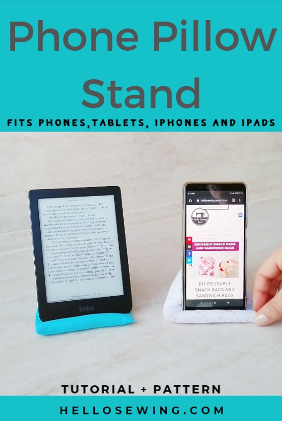 How to Sew a Phone Pillow Stand – DIY Sewing Tutorial – Sewing