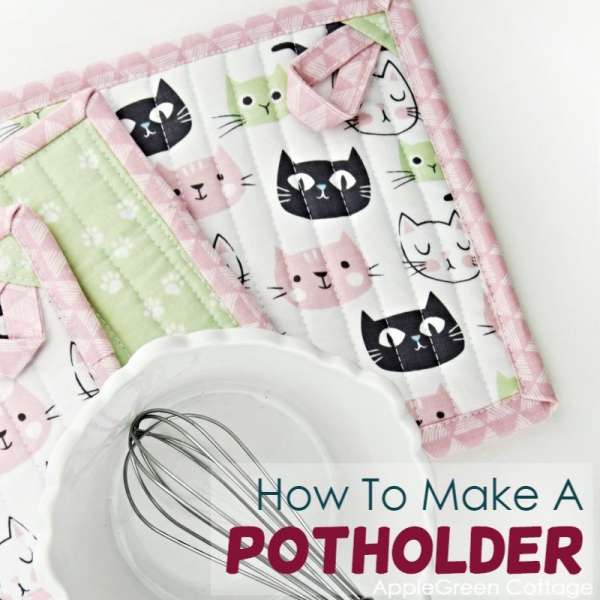 Easy Quilted Pot Holder Sewing Tutorial