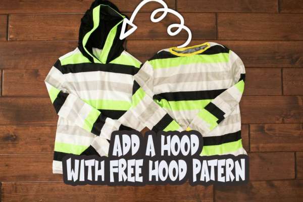 Sew a Hoodie T-shirt - Free Sewing Pattern