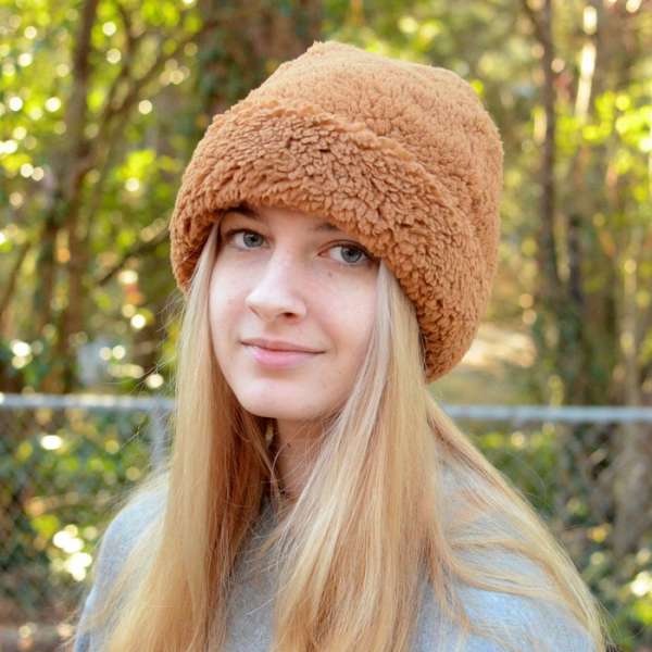 Fleece Beanie with Cuff - Free Sewing Pattern