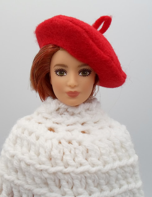 Felt Beret for Barbie Dolls - DIY Sewing Tutorial