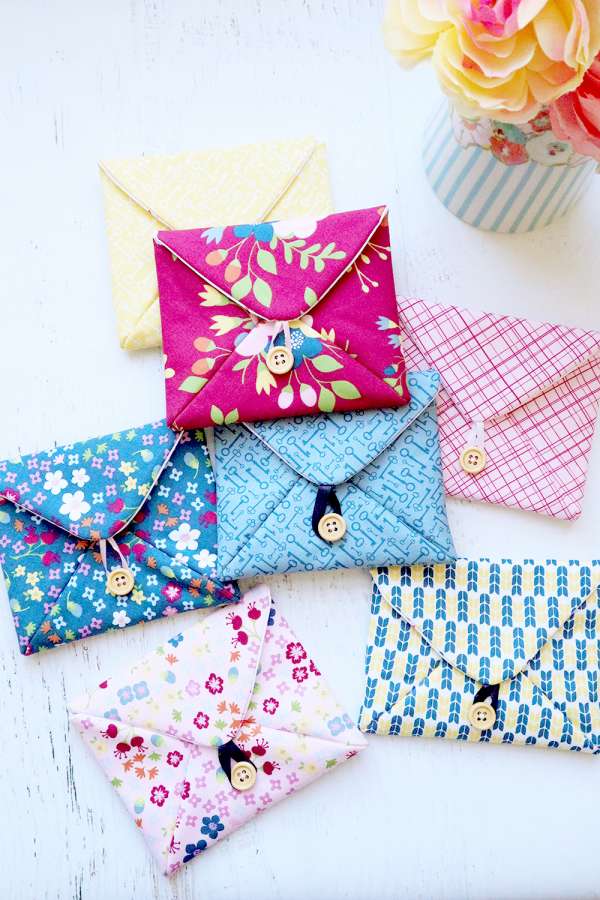 Love Note Fabric Envelopes - Free Sewing Pattern